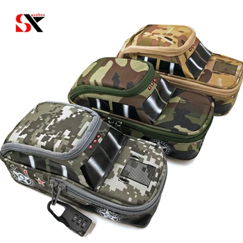 

Pencil Case Vehicle Pen Bag with code Lock for Zipper Camouflage Canvas Large Capacity Cute Stationery Gift Pencil box car