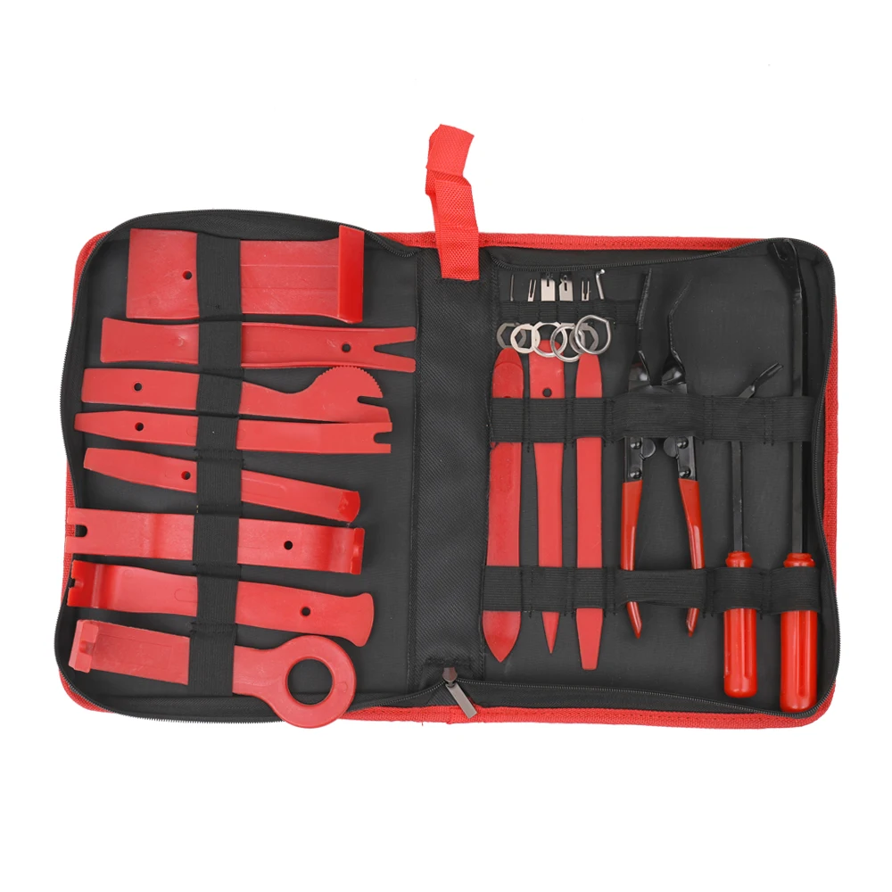 

20pcs multitool Car Trim Removal Tools DIY Demolition Installation Pry Tool Repair Hand Tools Kit Screwdriver Key Pliers Remover