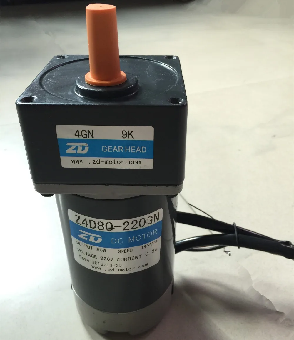 Двигатель постоянного тока Z5D120-90GU с 5GU10K 1 шт Z4D80-90GN с 4GN3K 1 шт редуктор 4GN 10 K 1 шт, всего 3 шт в посылке