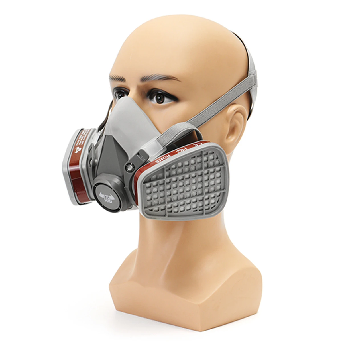 

DANIU Protective Dust Mask Gas Comprehensive Cover Paint Chemical Masks Pesticide Gas Mask Dustproof Escape Breathing Apparatus