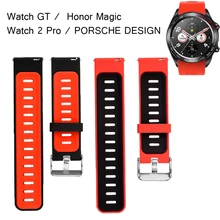 Для huawei watch GT/Honor magic/S3/Huami Amazfit stratos 2 ремешок спортивный ремешок на запястье ремешки Смарт часы браслет силиконовый браслет