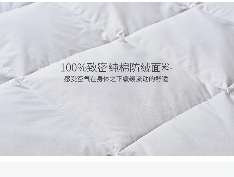 hotel 100 goose down mattress protecter Down on Top Feather bed mattress topper duck down feather mattress pad