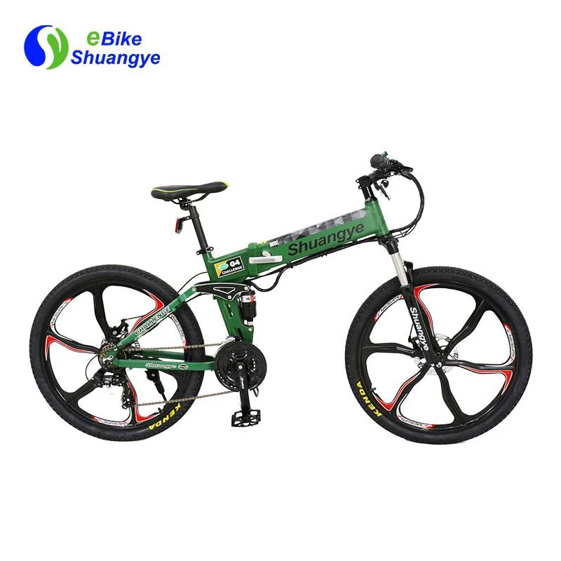 

26 inch magnesium alloy wheel 36v folding electric bike