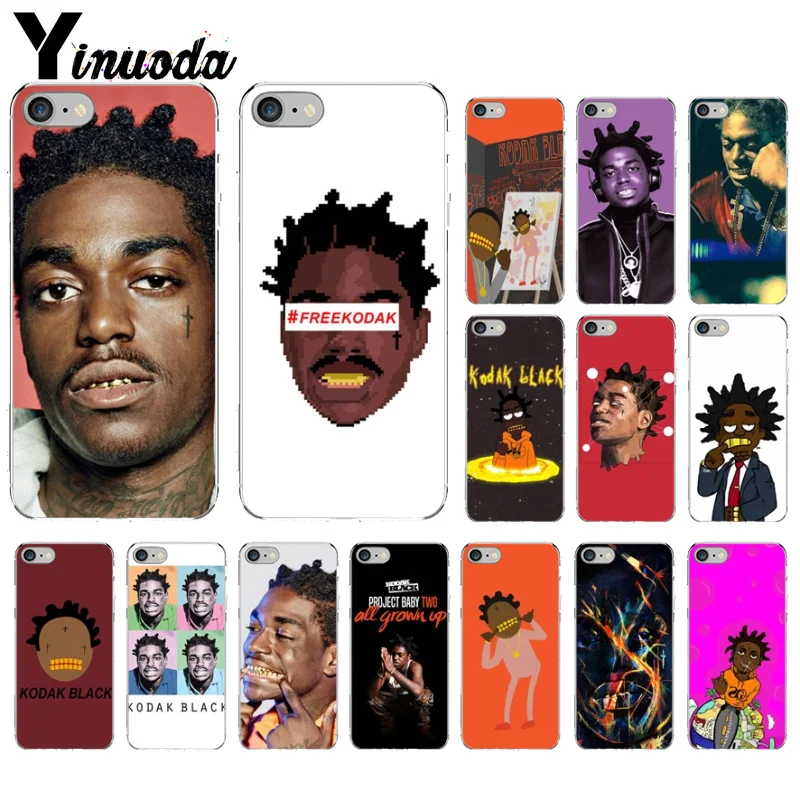 

Yinuoda aKodak Black Rapper DIY Printing Drawing Phone Case cover Shell for iPhone 6S 6plus X Xs MAX 7 7plus 8 8Plus 5 5S XR