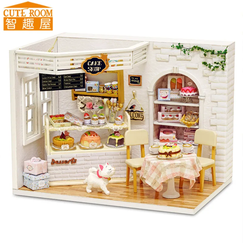 Aliexpress.com : Buy Dollhouse Wooden Handmade DIY Dollhouse Kit Cute