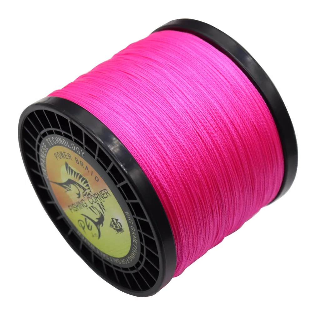 Linha de Pesca Linha de Pesca da Carpa Trançada Vertentes Fibra Super Power pe Multifilamento da Carpa 4 1000 m 9 Linha De Pesca trançada 4 Vertentes 1000
