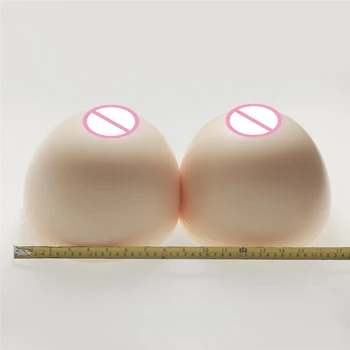 

Super Silicone Breast 6000g/Pair White Simulation Silicone Breasts Form Drag Queen Crossdresser Huge Artificial Fake Boobs