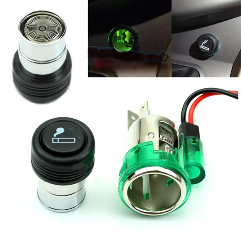 

12V Auto Car Power Plug Socket Output 20mm Automatic Cigarette Lighter Ignition
