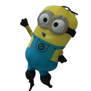 

Purim Carnival Parade Costumes Minions Inflatable Adult Fancy Dress Costume Halloween costume Minion Costume Blue Yellow
