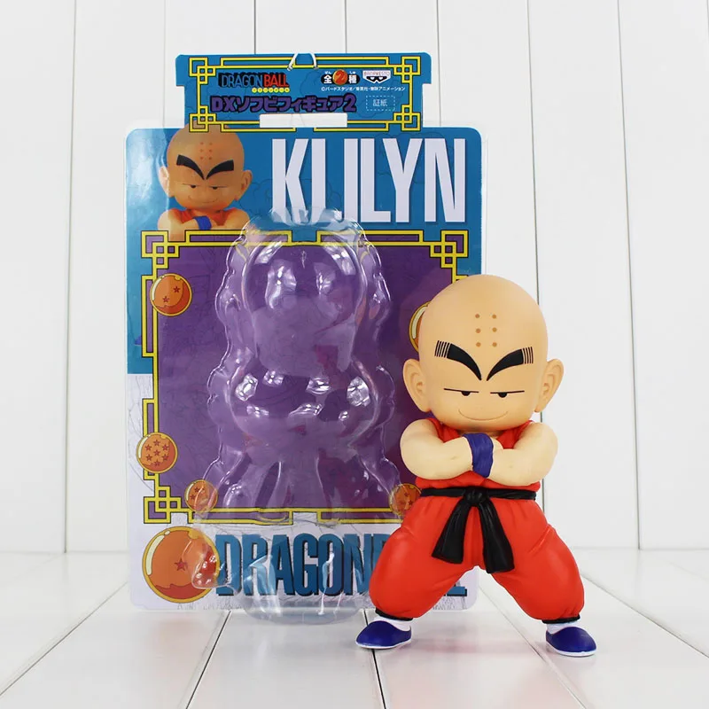 2 стиля аниме милый вращающийся Драконий жемчуг Z Goku Krillin фигурка игрушка Сон Гоку куририн детская модель кукла детский подарок