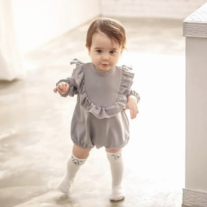 

Long Sleeves Baby Bodysuit Baby Boy Clothing Fashion Baby Girls Clothes Toddler Boys Playsuit Jumpsuit