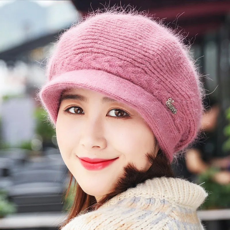 Зимняя шапка для женщин Skullies Beanie шапка Зимний женский шерстяной шарф шапка s Набор Балаклава маска Gorras шапка вязаная шапка