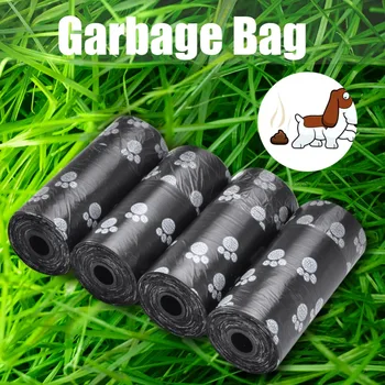 

10 Rolls 150pcs Pet Dog Waste Litter Pooper Scoopers Bags Doggy Bag Waste Poop Picking Bag Cleaning Outdoor Tool Paw Printing