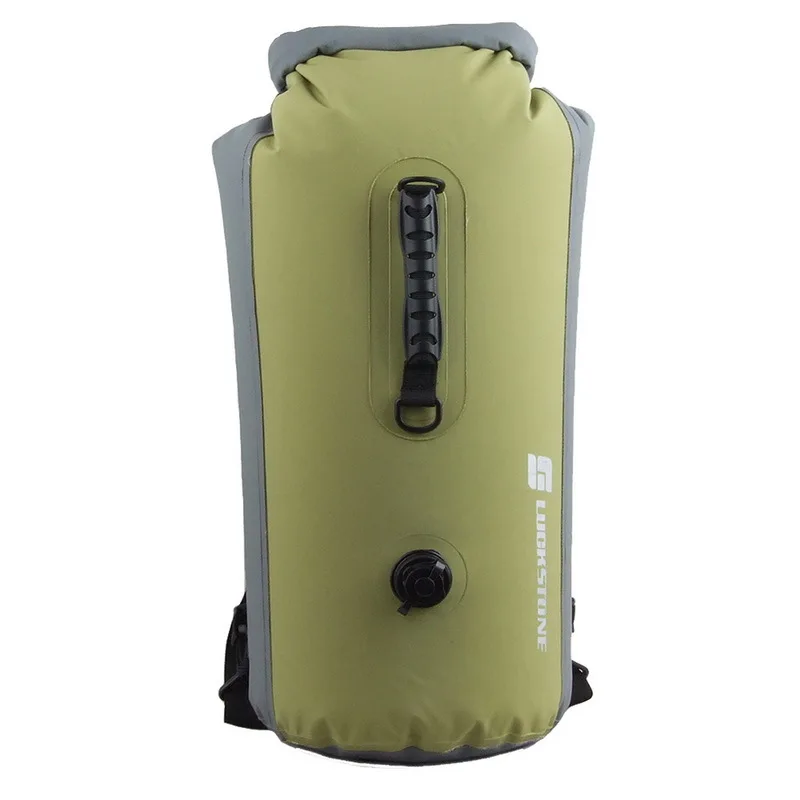 60L1pcs New Travel Dry bags Waterproof bag Rafting Bag green Yellow