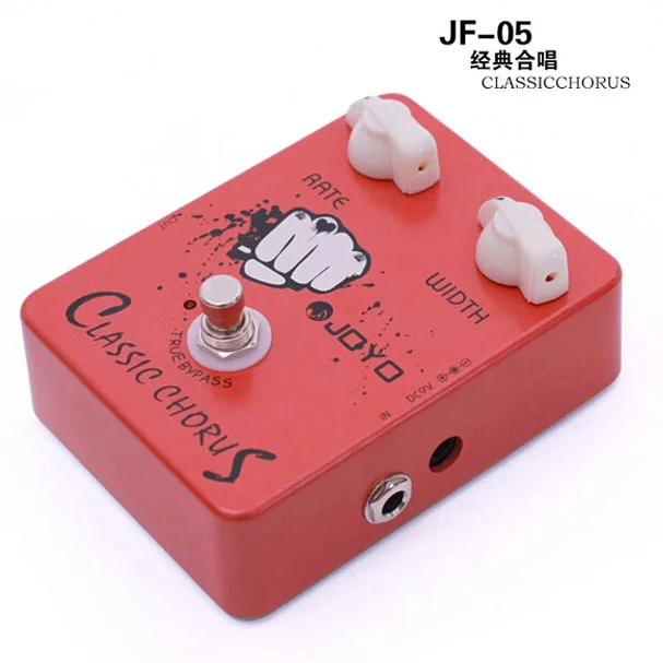 JOYO JF-05 Electric Guitar Effect Pedal Classic Chorus True Bypass Design free shipping free effect power supply joyo jf 37 guitar effect pedal analog chorus electric true bypass guitar audio pedal box musical instrument accessories