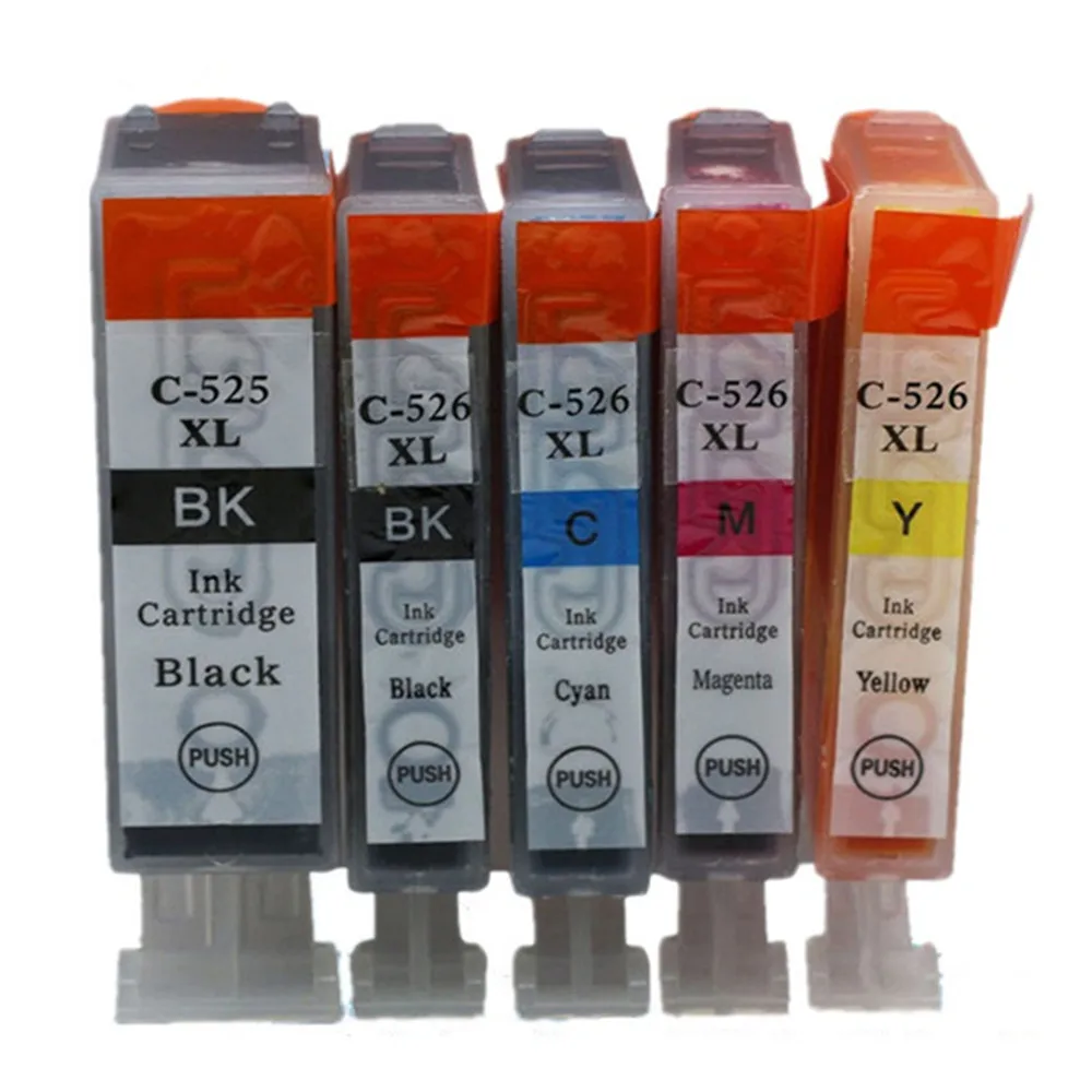 PGI-525 CLI-526 PGI-525XL PGI 525 525XL PGI525 PGI525XL Замена чернильных картриджей для Canon MG5250 MG5350 IX6550