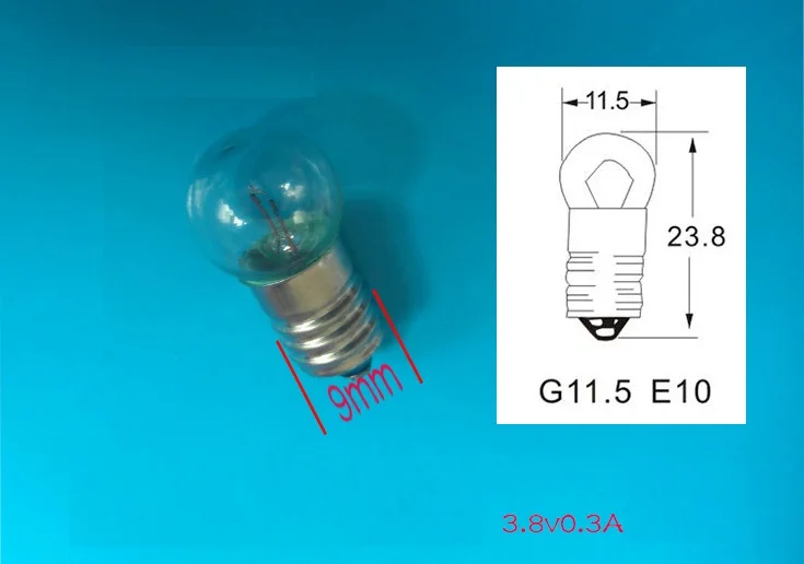 25 шт. физическое оборудование физическая электрические эксперименты 3,8 V 0.3A маленькая лампа