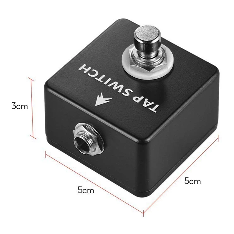 MOSKY TAP SWITCH Guitar Effect Pedal Tap Tempo Switch Guitar Pedal Full Metal Shell Guitar Parts& Accessories