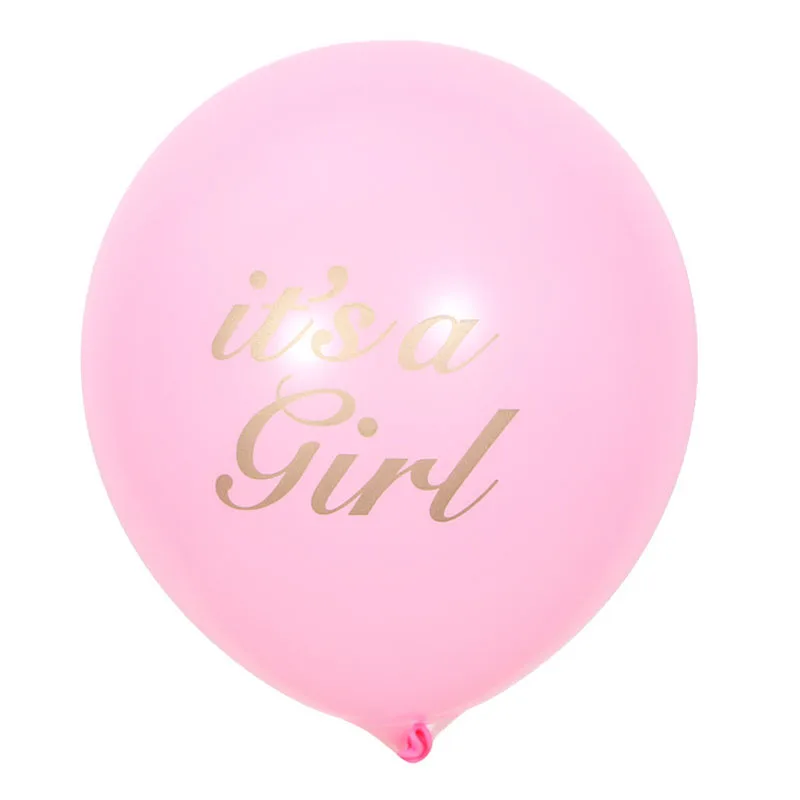 Круглые латексные шарики It's A Boy Girl 10 шт. дюймов 2 г|Воздушные шары и аксессуары| |