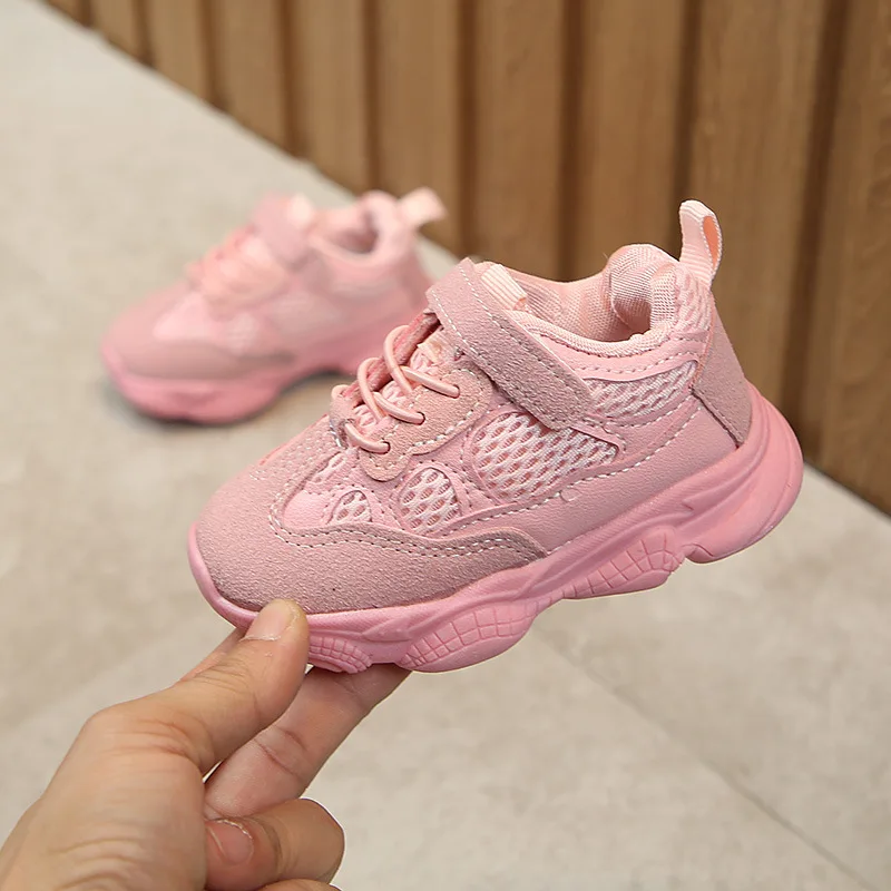 

Children Sport Shoes Unisex Spring Fashion Breathable Casual Kids Boys Net Shoes Girls Anti-Slippery Sneakers Baby Toddler Shoes