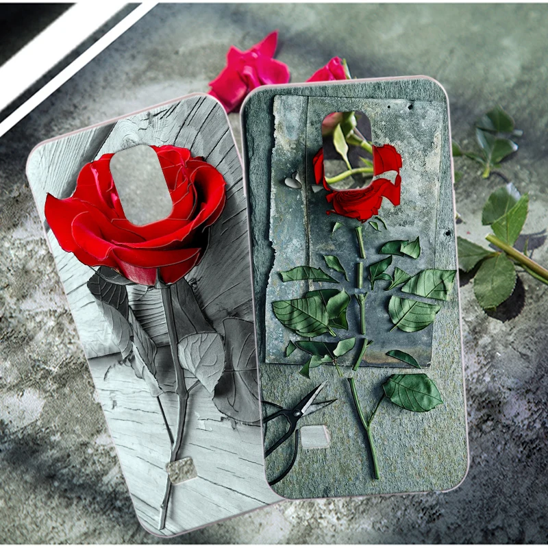 

For Samsung Galaxy Note 3 Neo 2 4 5 7 Rose Flower Silicone Cover 3D Relief Skin Phone Cases For Samsung Galaxy Note 2 3 4 5 7