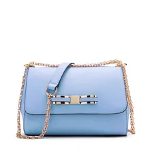 Trendy Small Bag Women Bowknot Chic Chain Bag Designer Cheap Shoulder Bag Classy Fashion Ladylike PU