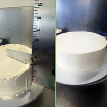 Регулируемый формы для выпечки и кондитерских изделий Торт лопатка-скребок Нержавеющая сталь торт край гладкой DIY инструмент для выпечки Кухонные Принадлежности