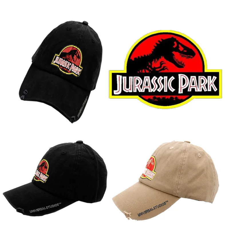 الحديقة الجوراسية البيسبول قبعات الرجال قبعة سوداء أبي Casquette Snapback قبعة في الهواء الطلق الرياضة غسلها القطن قبعات gorras