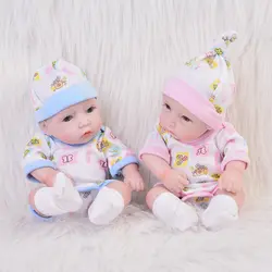 KEIUMI 11 дюймов реалистичное 11 дюймов Reborn куклы Близнецы реалистичные новорожденная девочка и мальчик с модная одежда для детей подарок на