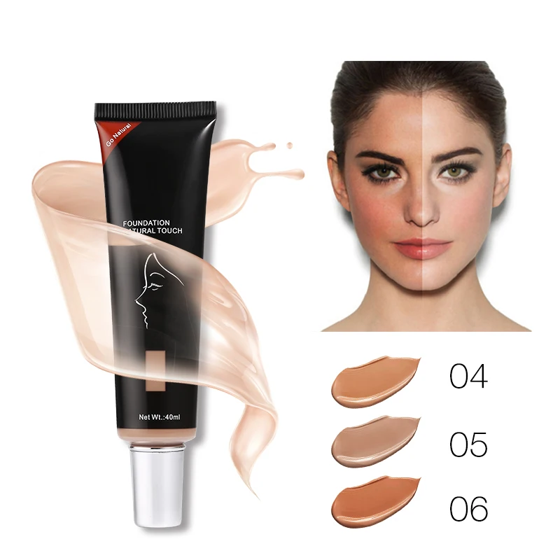 Brand Base Liquid Foundation 40ml Women Face Makeup Whitening Concealer