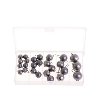

1Set 2g4g6g8g12g Fishing Sinker Fish Accessories Round Lead Drop Shot Tackle Tool