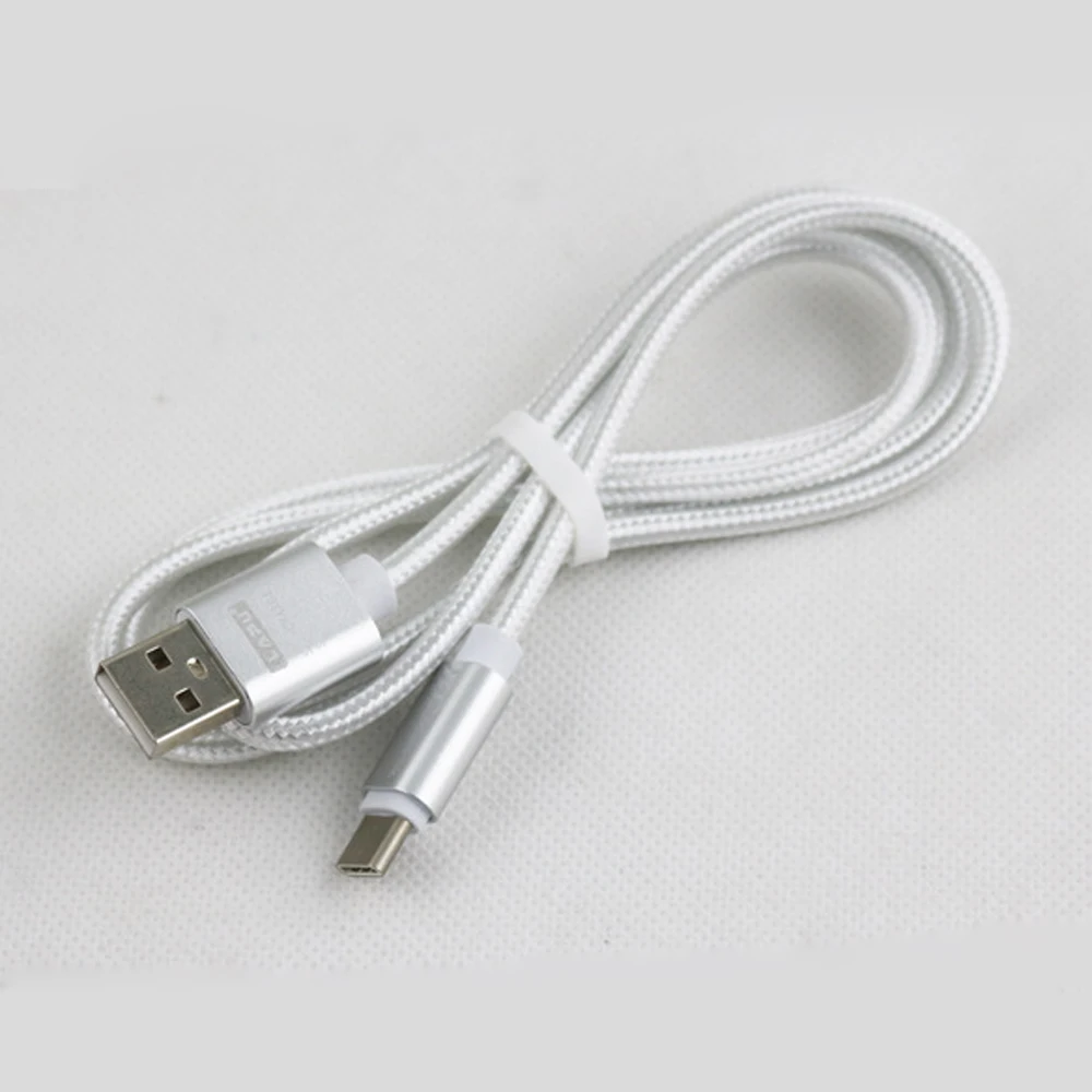Usb type C 1 м/2 м кабель 2.4A быстрое зарядное устройство металлическая нейлоновая плетеная линия передачи данных для samsung/Galax s8/s9 Plus для Android