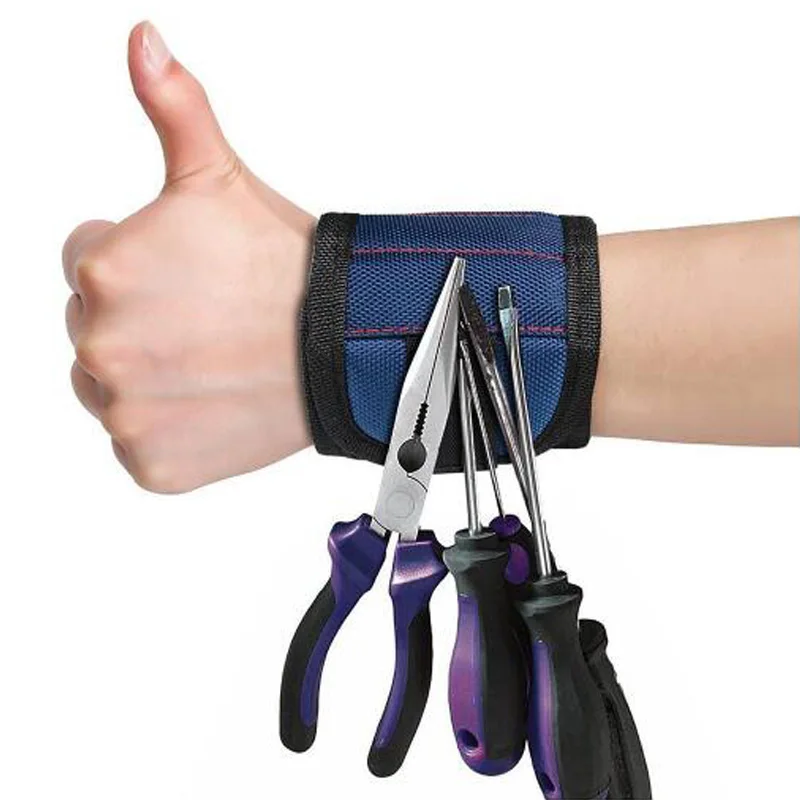 Odin & Bosch полиэстер Магнитная браслет магнитный браслет для проведения сумка для инструментов электрика запястья инструмент ремень