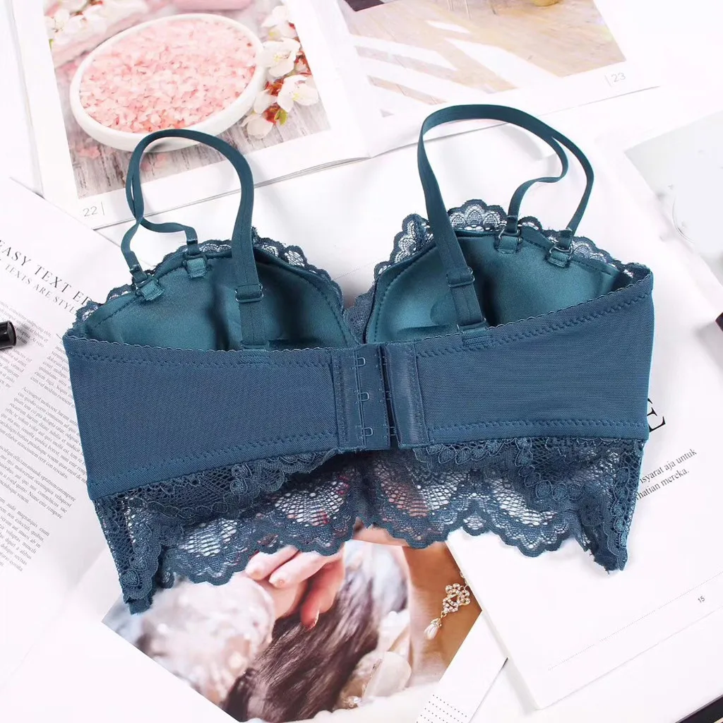 Bralette женский сексуальный бюстгальтер пуш-ап бесшовный кружевной бюстгальтер Бесшовные бюстгальтеры женские нижнее белье bracier de mujer кружевной бюстгалтер mujer