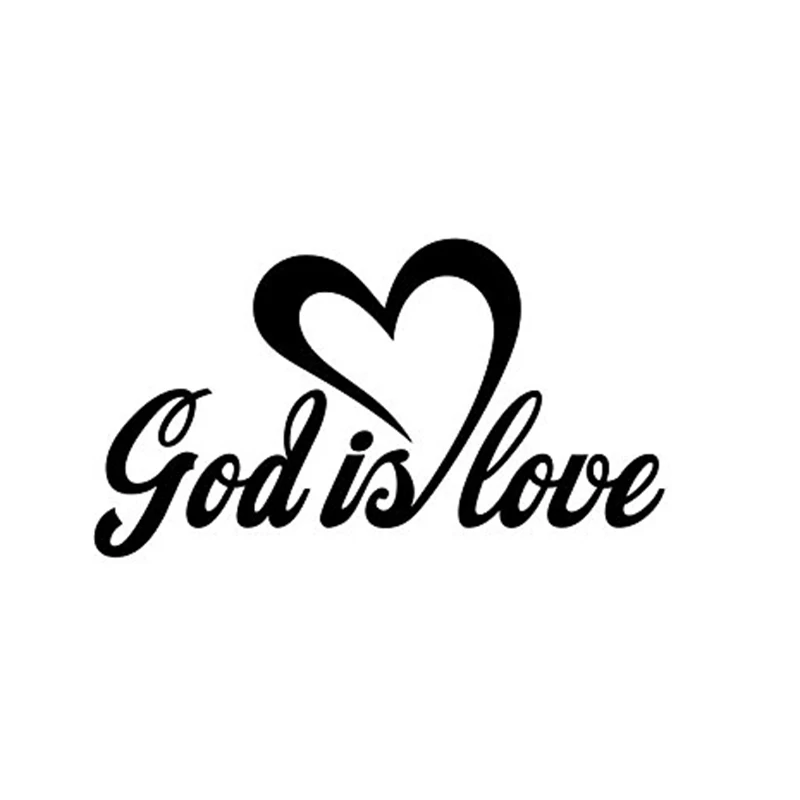 

Artworks God is love Vinyl Decal Sticker Art Painting Car Stickers Vinyl Decor Decals
