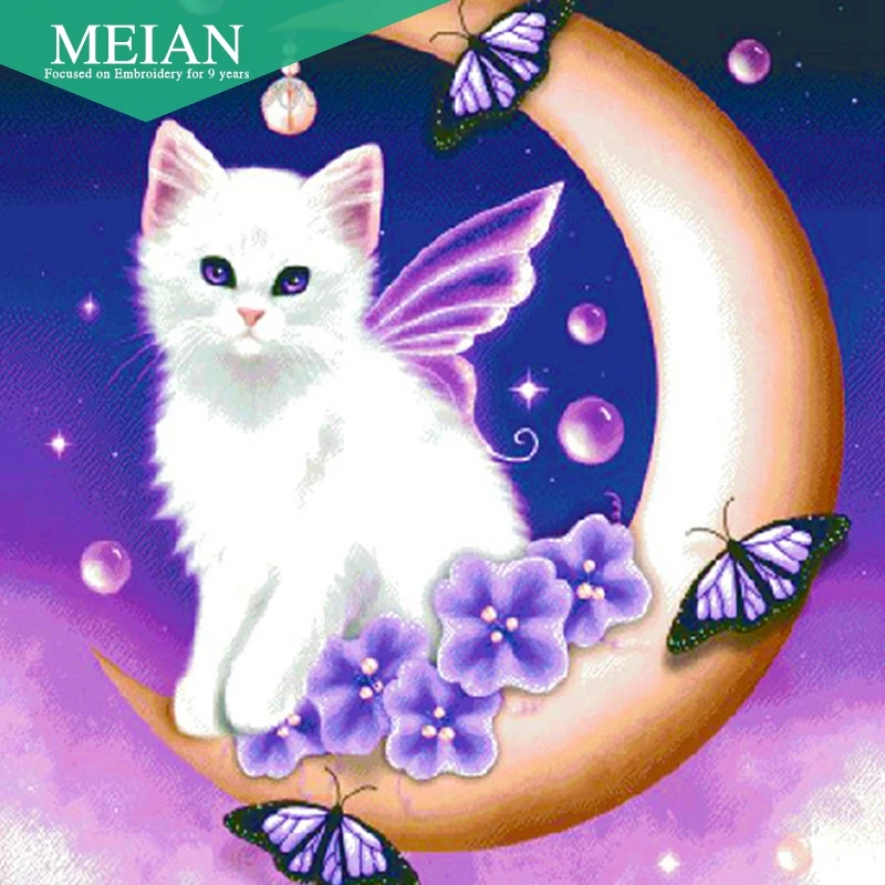 

3D DIY Diamond Embroidery,5D Diamond painting,Diamonds mosaic Animal Cat rhinestone cross stitch,needlework,Christmas,decor,gift