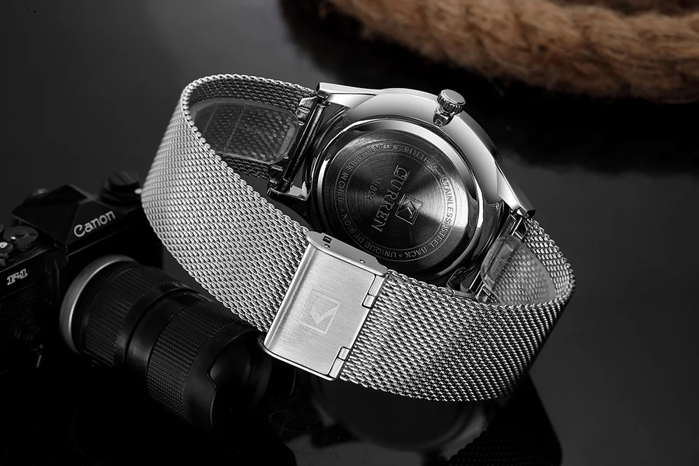 Relogio masculino де Luxo с сетчатым браслетом Для мужчин S Просмотрам Лидирующий бренд роскошные часы Для мужчин тонкие модные часы Для мужчин