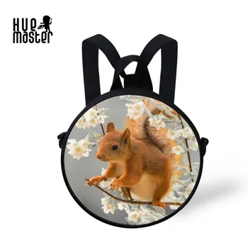 

HUE MASTER high quality 6 age children round backpacks animal pattern design leisure round backpacks travel shoulder bag mochila