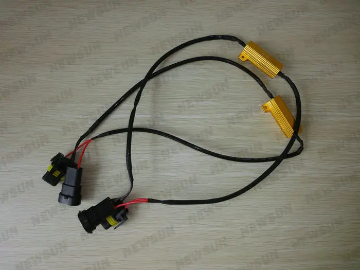 2PCS 25w 10ohmLoad Resistor for Auto Car LED Turn Signal Light Bulbs Fog light Led resistance