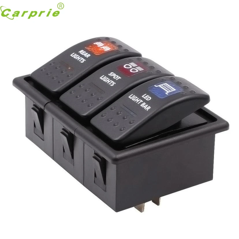 New Arrival Fashion 3Gang Rocker Switch Housing Clip Panel Assembly