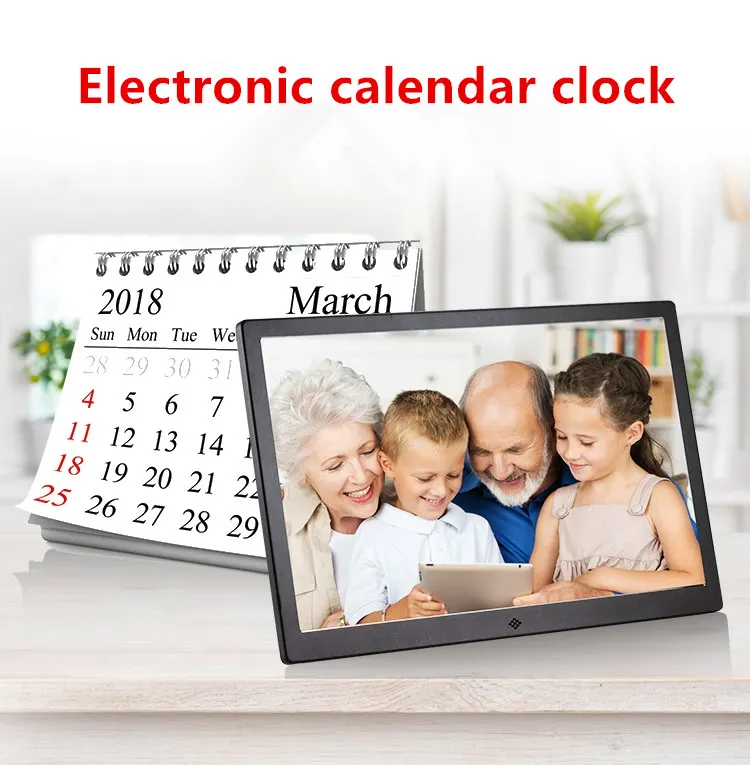 6 calendar clock