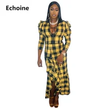 Women Skirt Set Mermaid Plaid Skirt Crop Top and Long Ruffle Skirt Elegant Vintage 2 Pieces Set Club Outfit Female Streetwear Women Skirt Set Mermaid Plaid Skirt Crop Top and Long Ruffle Skirt Elegant Vintage 2 Pieces Set Club Outfit Female Streetwear