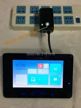 Hik DS-KH8301-A(DS-KH8301-WT) black Indoor Video Touchscreen 7-inch Monitor 1024X600 0.3MP camera,IP wired intercom