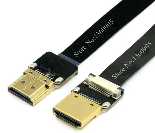 Ультратонкий кабель HDMI типа A стандартный плоский 5 см/10 см/15 см/20 см/30 см очень