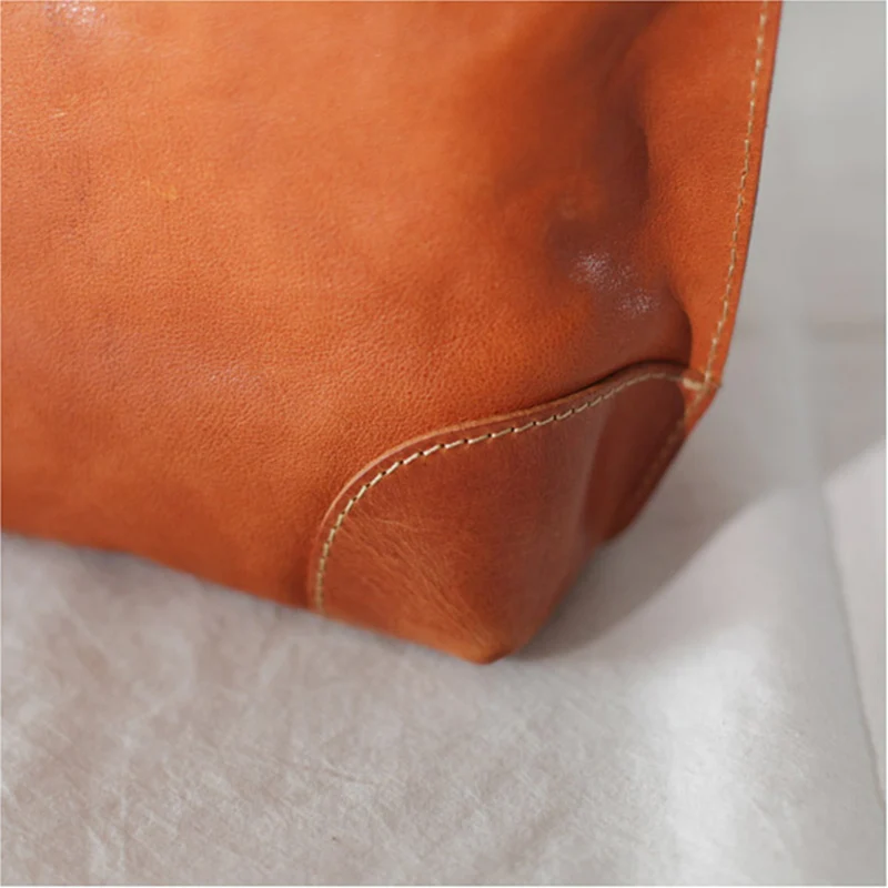 AETOO Small bag simple high sense small fresh retro cowhide envelope Briefcase female Bag portable crossbody bag