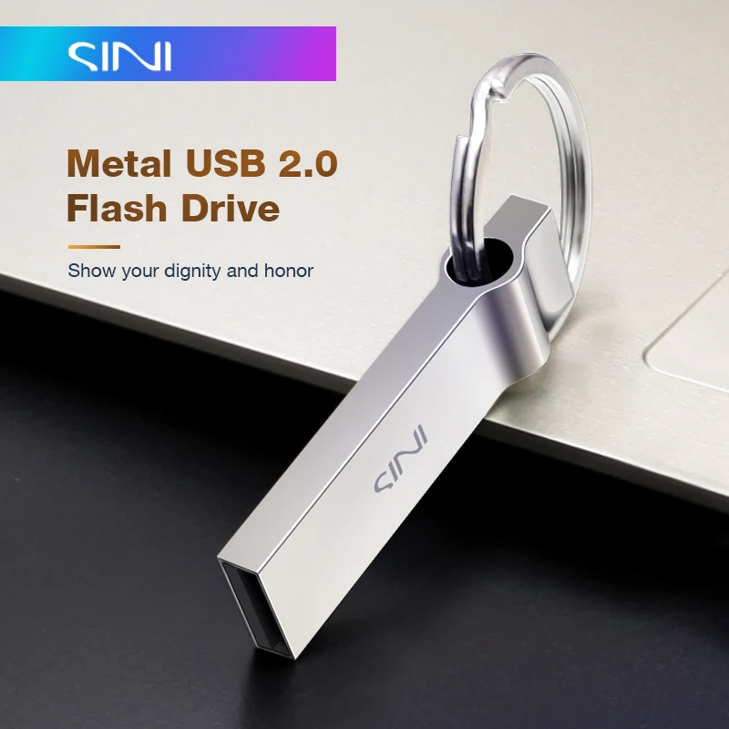 SINI S13 металлический USB флеш накопитель 4 ГБ 8 16 usb 32 Гб 64 128 2 0 cle карта памяти в