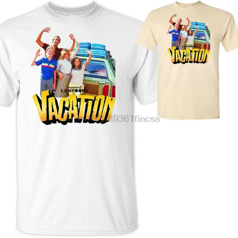 

National Lampoon's Vacation v3 Chevy Chase T shirt NATURAL all sizes S-5XL