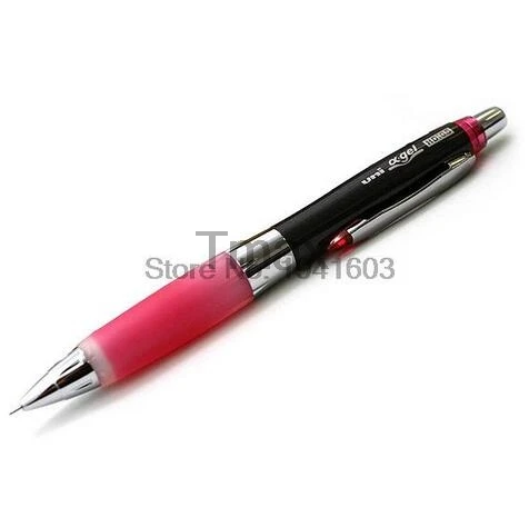 Uni M5-618GG Alpha Gel HD Shaka шейкер механический карандаш-0,5 мм - Цвет: Black with pink