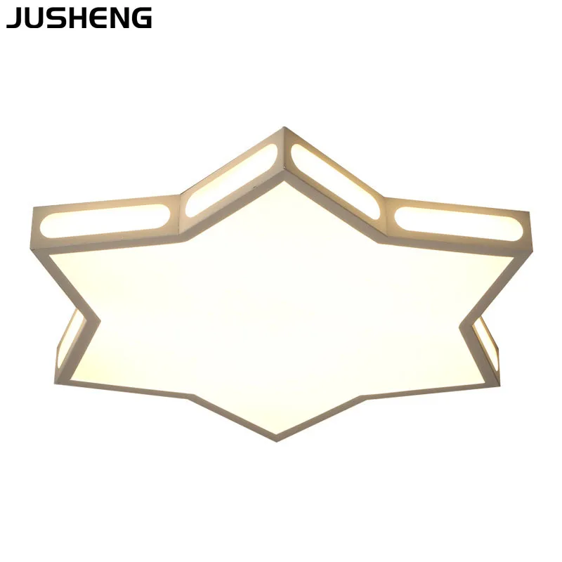 JUSHENG Ceiling light LED 32W 48W living room dining room bedroom kitchen five-star shade acrylic lamps