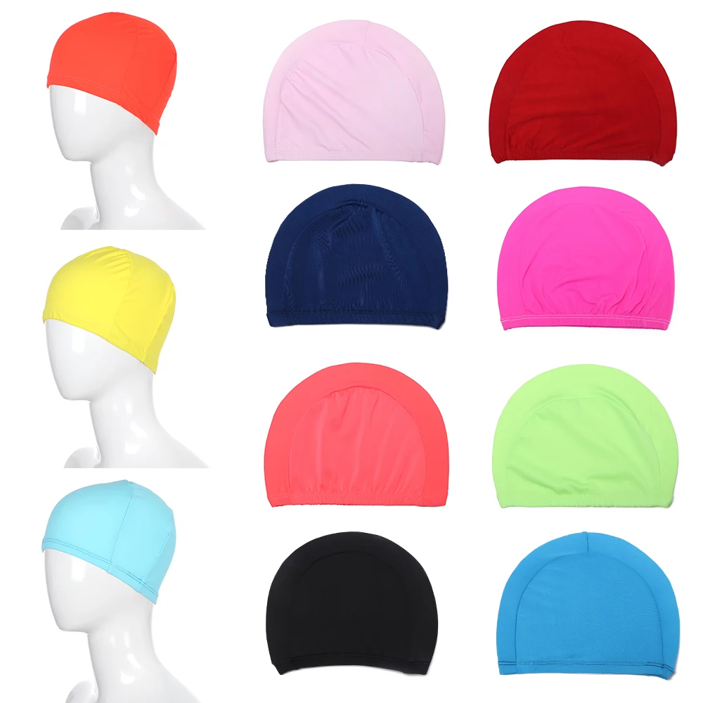 Купальные кепки, эластичные, прочные, унисекс, спортивные, белые, черные, розовые, красные, женские, мужские, купальные шапки, синий, темно-синий, чистый цвет, разные цвета